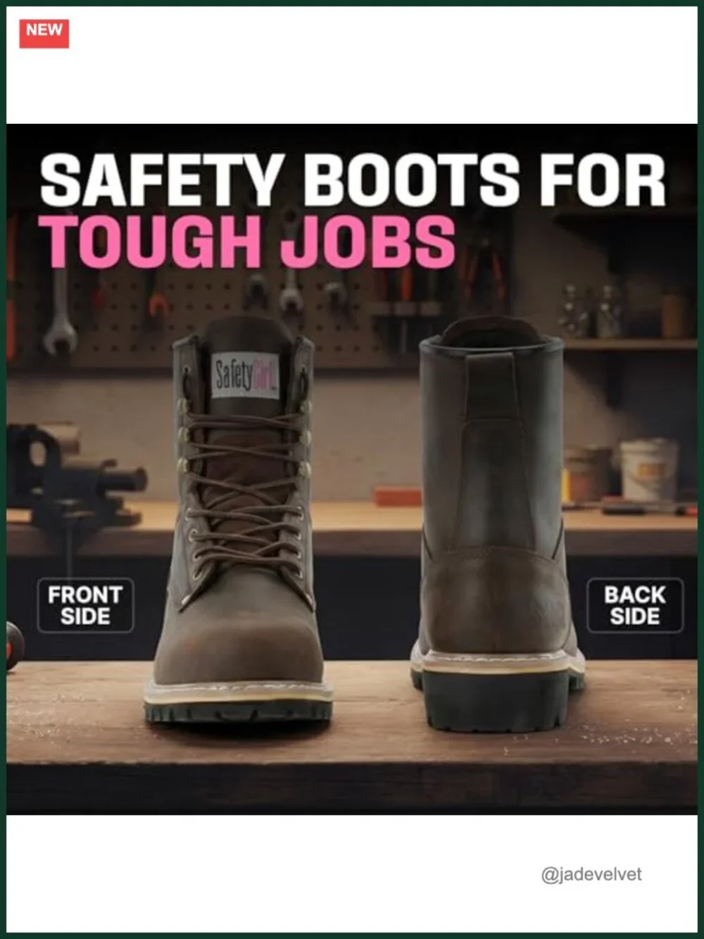 Steel Toe Logger Boot with Water-Resistant Nubuck Upper